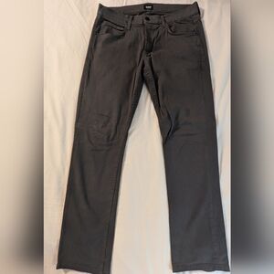 HUDSON Gray  BYRON FIVE POCKET STRAIGHT Button Fly Jeans Sz 33x32